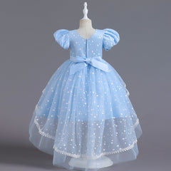 Flower Girl Dress Birthday Princess Party Holiday Wedding Dresses Trailing