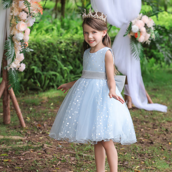 Girls New Year Dress Flower Girl Birthday Princess Dress