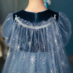 Girl Costume Dress Anna Elsa New Cosplay Party Holiday Wedding Dress