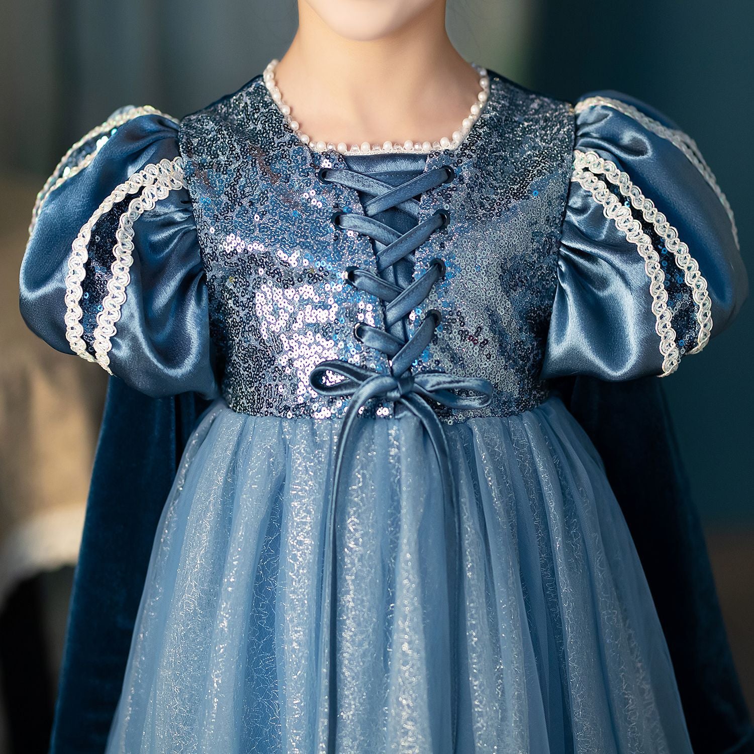 Girl Costume Dress Elsa Anna New  Cosplay Party Holiday Wedding Dress Birthday