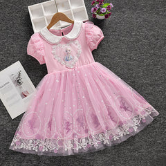Elsa New Girl Dress Toddler Princess Costume For Casual Wear Party Holiday Birthday