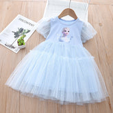 New Girl Dress Elsa Lace Toddler Princess Costume For Casual Wear Party Holiday Birthday
