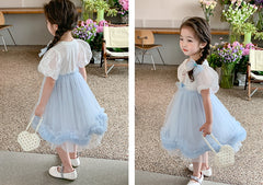 New Girl Dress Elsa Lace Toddler Princess Costume For Casual Wear Holiday Birthday Party