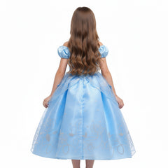 Disney Princess Girl Costumes Toddler Kids Halloween Cosplay Dresses