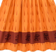 New Encanto Inspired Cosplay Flutter Sleeve Girl Costume Dresses