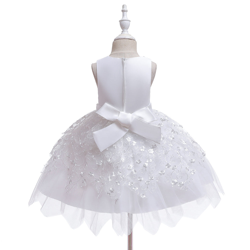 Flower Girl Dresses Sleveeless Formal Birthday Bridesmaid Princess Wedding Holiday Party