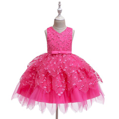 Flower Girl Dresses Sleveeless Formal Birthday Bridesmaid Princess Wedding Holiday Party