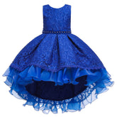 Flower Girl Dresses Trailing Wedding Formal Graduation Party Ball Gown