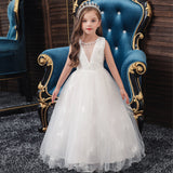 Girl Dresses Wedding Formal Ball Gown Birthday Holiday Party Bridesmaid Prom