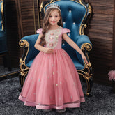 Flower Girl Dress Kids Princess Wedding GraduationTulle Formal Holiday Party Ball Gown