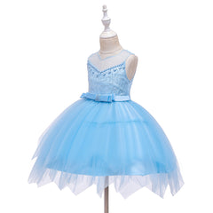 Flower Girl Dresses Toddler Knee Length Kids Princess Wedding Graduation Formal Holiday Birthday Party
