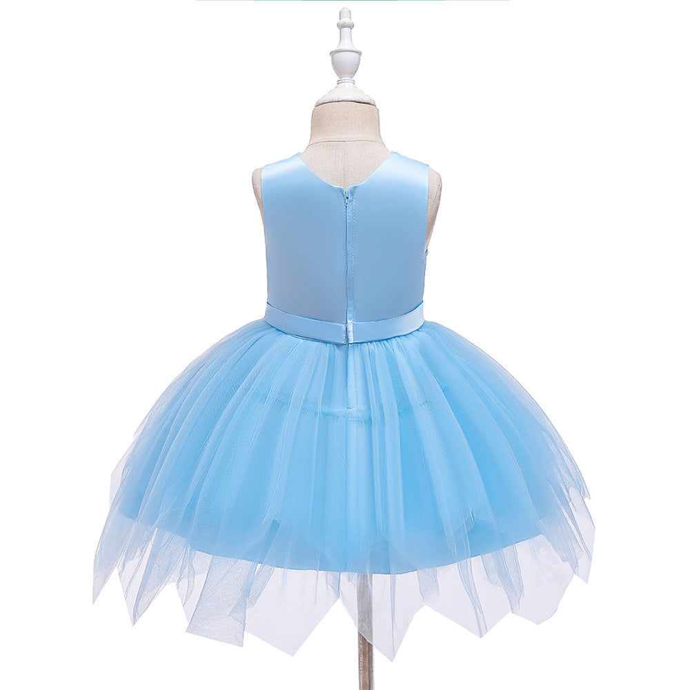 Flower Girl Dresses Toddler Knee Length Kids Princess Wedding Graduation Formal Holiday Birthday Party