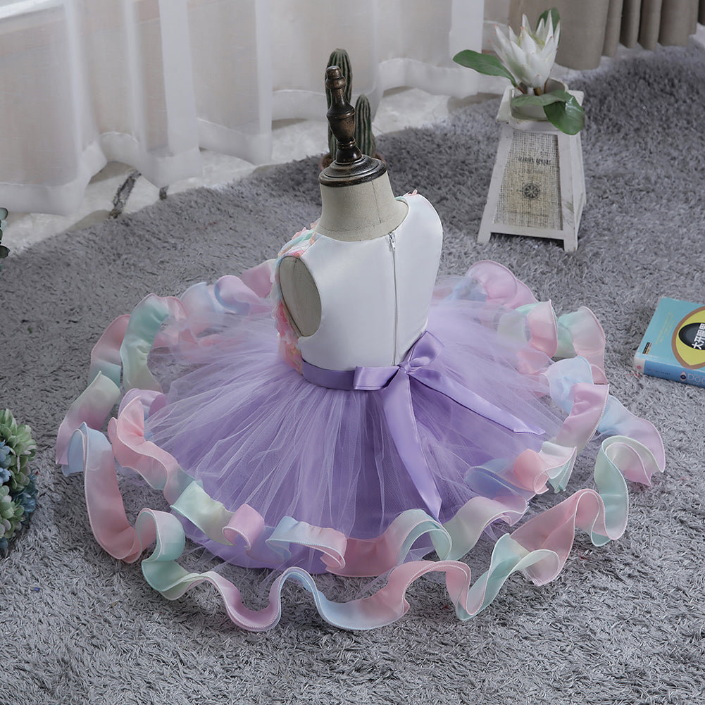 Flower Girl Dresses Toddler Kids Princess Wedding Birthday Holiday Party Wedding Formal