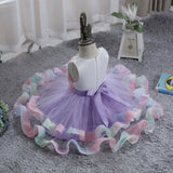 Flower Girl Dresses Toddler Kids Princess Wedding Birthday Holiday Party Wedding Formal