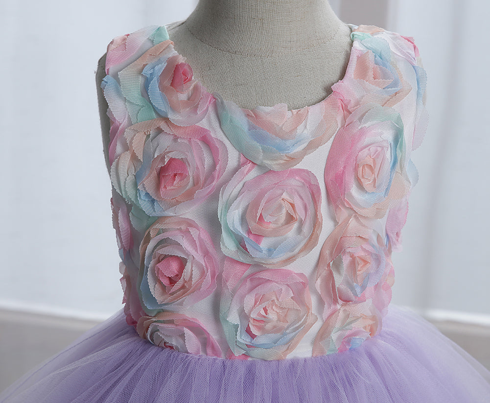 Flower Girl Dresses Toddler Kids Princess Wedding Birthday Holiday Party Wedding Formal