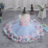Flower Girl Dresses Toddler Kids Princess Wedding Birthday Holiday Party Wedding Formal