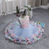 Flower Girl Dresses Toddler Kids Princess Wedding Birthday Holiday Party Wedding Formal