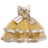 Flower Girl Dresses Kids Princess Wedding Bridesmaid Formal Floral