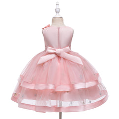 Flower Girl Dresses Kids Princess Wedding Bridesmaid Formal Floral