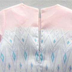 Frozen 2 Girls Elsa Princess Long Sleeve Cosplay Costume Dresses With Cape For Party Holidays