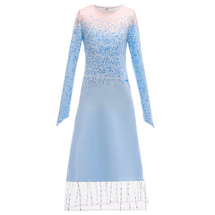 Frozen 2 Kids Girl Elsa Costume 2 pieces Dresses Pants Outfit For Party Holiday