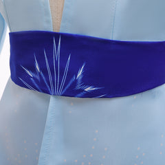 Frozen 2 Kids Girl Elsa Costume Dresses Blue Pants Coat Outfit For Party Holiday