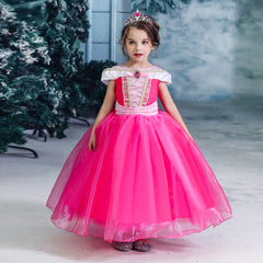 New Girl Costume Dresses Aurora Princess For Party Holiday Halloween Birthday