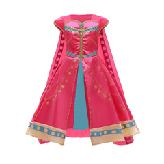New Kid Girl Aladdin Jasmine Princess Dress Cosplay Costume