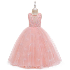 Girl Dresses Wedding Formal Ball Gown Birthday Holiday Party Bridesmaid Prom