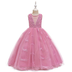 Girl Dresses Wedding Formal Ball Gown Birthday Holiday Party Bridesmaid Prom