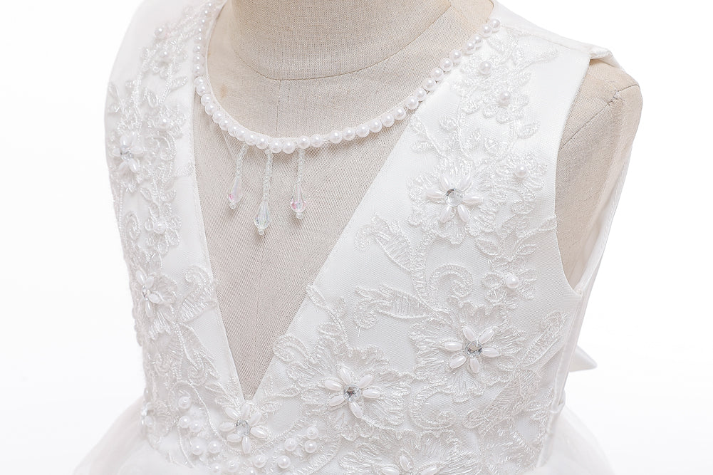 Girl Dresses Wedding Formal Ball Gown Birthday Holiday Party Bridesmaid Prom