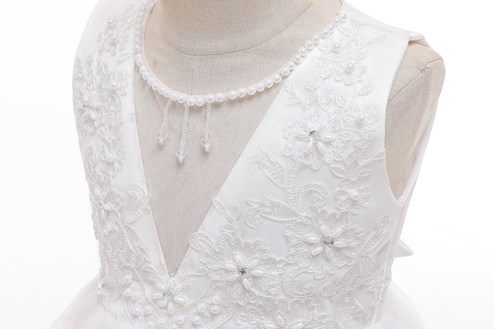 Girl Dresses Wedding Formal Ball Gown Birthday Holiday Party Bridesmaid Prom