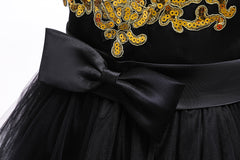 New Baby Little Toldder Kids Sequins Girl Dresses For Wedding Bridesmaid Princess Party Graduation