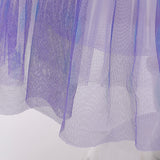 Frozen 2 Girls Elsa Princess Knee Length Tulle Cosplay Costume Dresses with Cape For Party Holidays