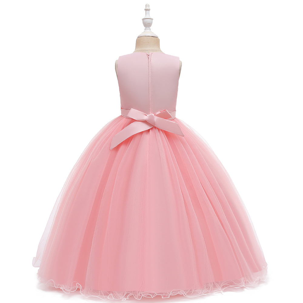 New Girls Full Length Ball Gown Dresses For Wedding Formal Holiday Party Bridesmaid