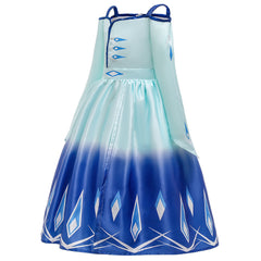 Frozen 2 Girls Elsa Princess Cosplay Costume Dresses For Party Holidays