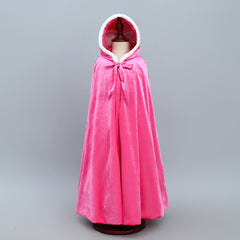 Frozen Princess Cloak Elsa costume Cape for Girl