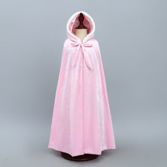 Frozen Princess Cloak Elsa costume Cape for Girl