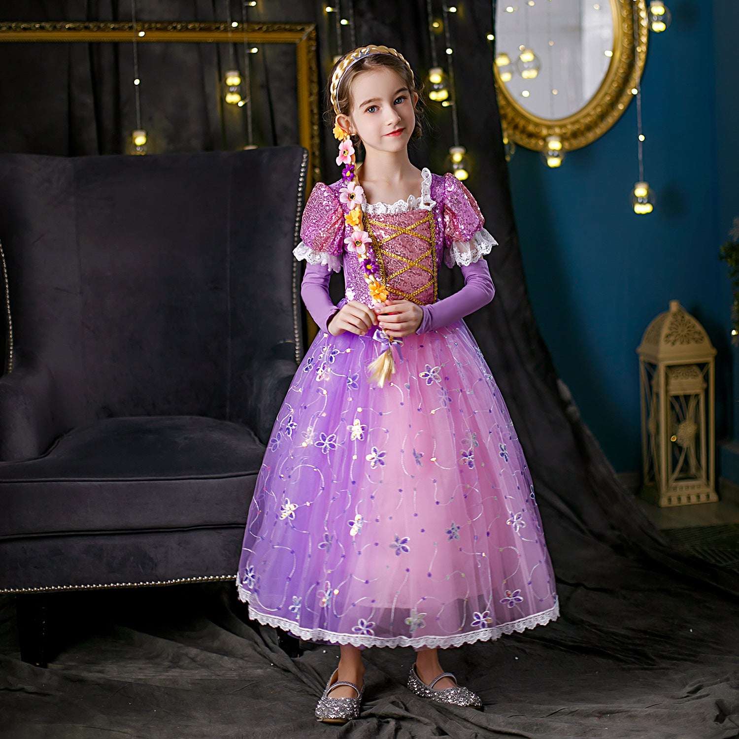 New Princess Girl Sofia Costume Dresses For Party Holiday Birthday Cos – ilovethedress
