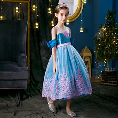 New Girl Costume Dresses Shell Princess Cosplay Party Holiday Fancy Ariel Mermaid Birthday