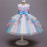 Flower Girl Dresses Princess Kids Formal Wedding Birthday Holiday Pageant Party