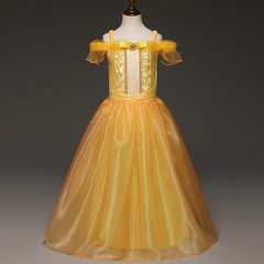 New Girls Costume Dresses Aurora Princess Cosplay Party Holiday Halloween Fancy Dress