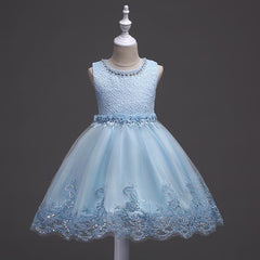New Girl Dresses Toddler Kids Princess Formal Party Graduation Bridesmaid Dresses