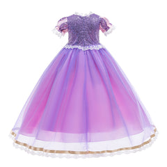 New Princess Girl Sofia Costume Dresses For Cosplay Party Holiday Birthday