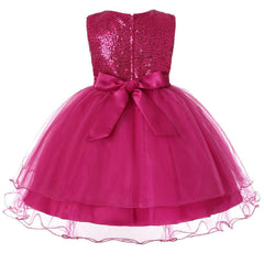 Flower Girl Dresses Sequin Princess Wedding Birthday Holiday Party Formal Graduation