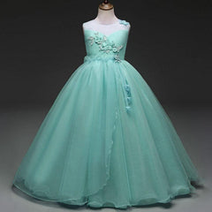 Flower Girl Dresses Princess Formal Graduation Bridesmaid Wedding Ball Gown
