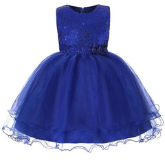 Flower Girl Dresses Sequin Princess Wedding Birthday Holiday Party Formal Graduation