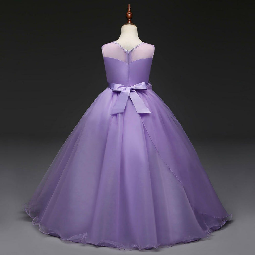 Flower Girl Dresses Princess Formal Graduation Bridesmaid Wedding Ball Gown