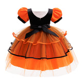 Witch Cosplay Girl Costume Dress Set For Party Holiday Halloween Masquerade