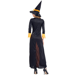 Women's Halloween Wicked Witch Costume Adult Cosplay Dress